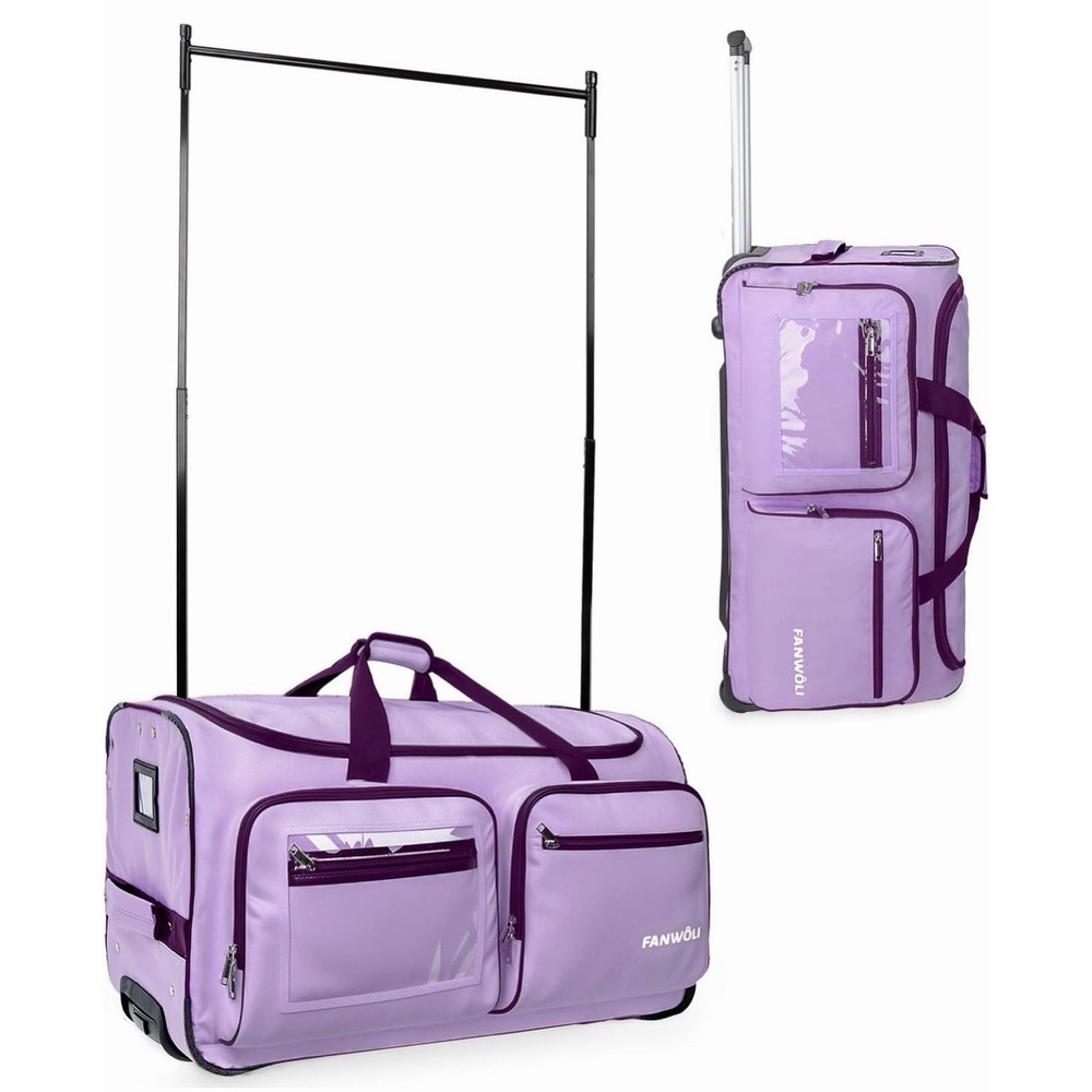 Dance Bag with Garment Rack 23" Dance Costumes Rolling Garment Bags Kids